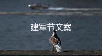 建軍節(jié)文案