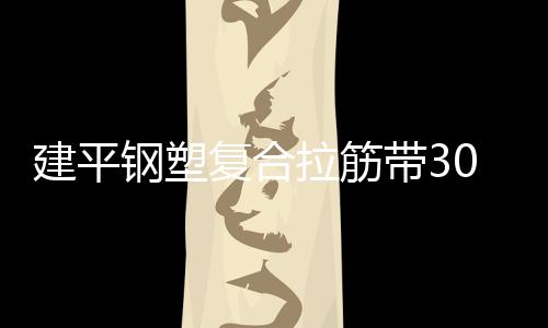 建平鋼塑復合拉筋帶30020B電話