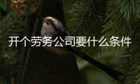 開個勞務公司要什么條件（開個勞務公司要多少錢）