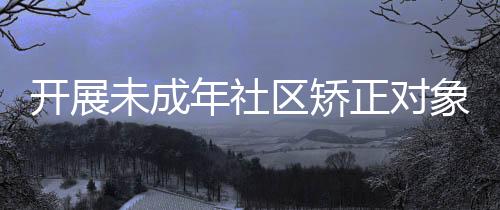 開展未成年社區矯正對象家庭教育指導活動