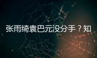 張雨綺袁巴元沒(méi)分手？知情人:兩人已簽字離婚