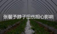張馨予脖子扭傷擔心影響主持 發微博訴苦直呼倒霉
