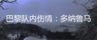 巴黎隊內傷情：多納魯馬右大腿肌肉不適，金彭貝等3人繼續康復