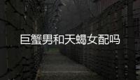 巨蟹男和天蝎女配嗎