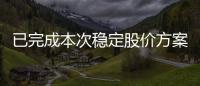 已完成本次穩(wěn)定股價方案的增持義務(wù)