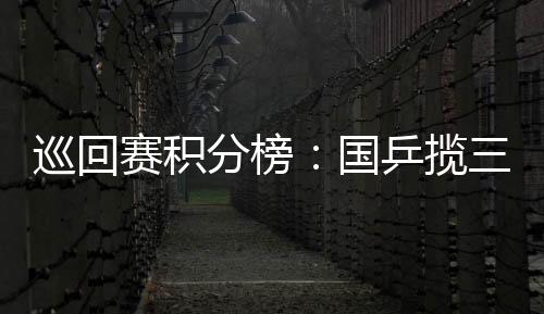巡回賽積分榜：國乒攬三項榜首 王皓僅列第13位