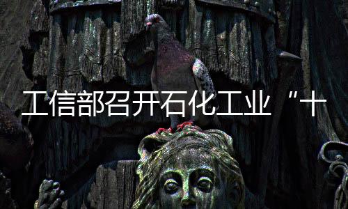 工信部召開石化工業(yè)“十二五”規(guī)劃座談會