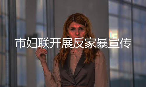 市婦聯(lián)開(kāi)展反家暴宣傳