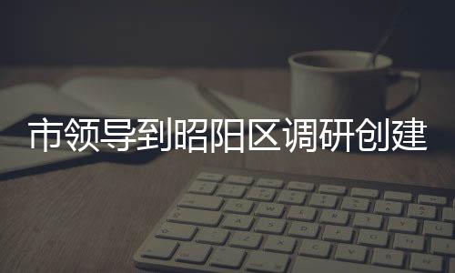市領導到昭陽區調研創建全國文明城市工作