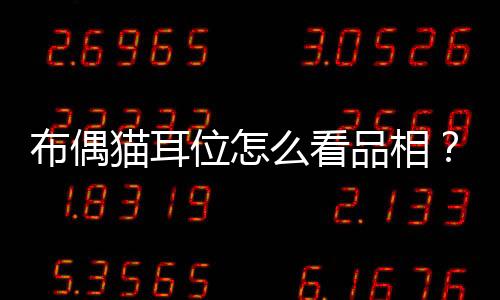 布偶貓耳位怎么看品相？布偶貓耳位怎么看圖解