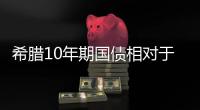希臘10年期國債相對于德國國債的收益率溢價下降1.5個基點