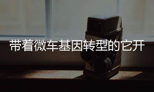 帶著微車基因轉型的它開啟乘用化全面競爭