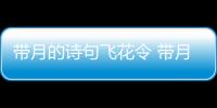 帶月的詩(shī)句飛花令 帶月的詩(shī)句飛花令有哪些