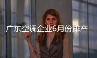 廣東空調(diào)企業(yè)6月份排產(chǎn)量同比增長38.6%