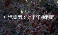 廣汽集團：上半年凈利同比增32.61%