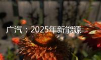 廣汽：2025年新能源車(chē)銷(xiāo)量占自主品牌50%