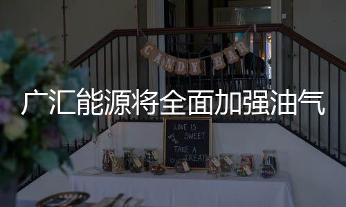 廣匯能源將全面加強油氣項目開發