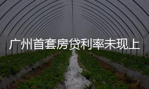 廣州首套房貸利率未現上浮 仍以8.5折為主
