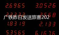 廣鐵昨日發(fā)送旅客202萬人次