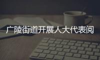 廣陵街道開展人大代表閱讀分享主題活動_