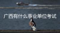 廣西有什么事業單位考試的:廣西有什么事業單位考試
