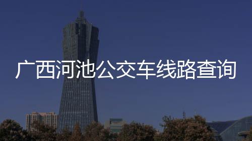 廣西河池公交車線路查詢