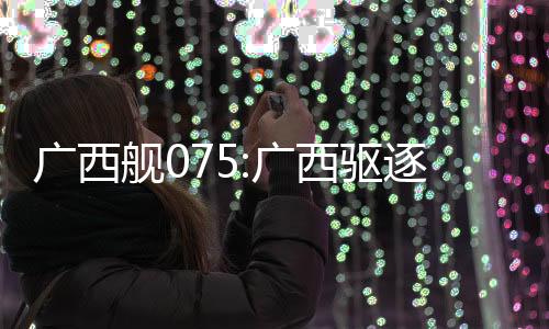 廣西艦075:廣西驅逐艦