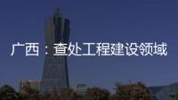 廣西：查處工程建設領域腐敗問題440件 處分470人
