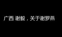 廣西 謝毅，關于謝羅燕廣西詳細情況