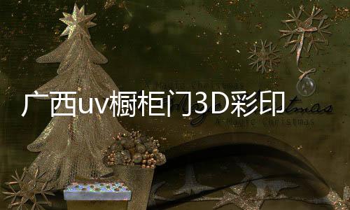 廣西uv櫥柜門3D彩印機代替傳統絲網印刷工藝,行業資訊