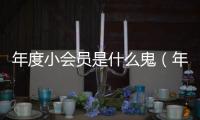 年度小會員是什么鬼（年度小會員）