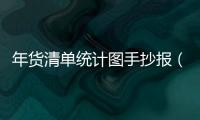 年貨清單統計圖手抄報（年貨清單統計圖）