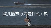 幼兒園執行力是什么（執行力是什么）