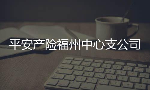平安產(chǎn)險福州中心支公司：情暖孤殘，與愛“童”行