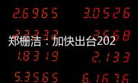 鄭柵潔：加快出臺2024年版外商投資準入負面清單