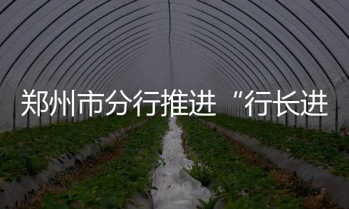 鄭州市分行推進(jìn)“行長(zhǎng)進(jìn)萬(wàn)企”活動(dòng)