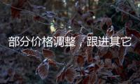 部分價格調整，跟進其它廠家！,市場研究