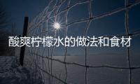 酸爽檸檬水的做法和食材用料及健康功效