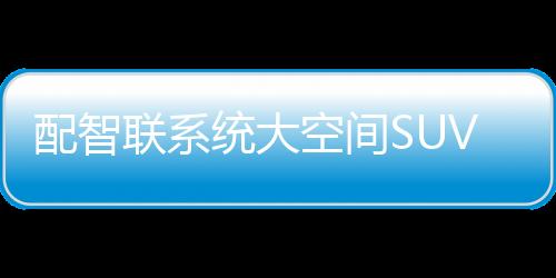 配智聯系統大空間SUV 只需12萬就搞定