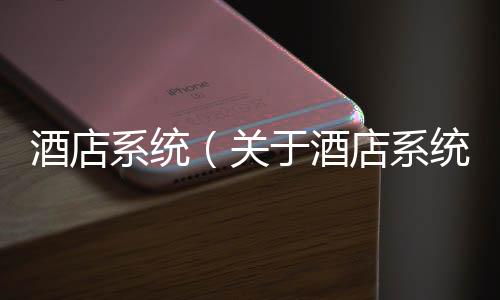 酒店系統（關于酒店系統的基本情況說明介紹）