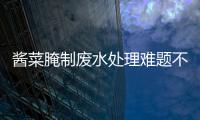 醬菜腌制廢水處理難題不可怕，關鍵要選對工藝！