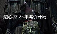 透心涼!25年煤價(jià)開局就大跌?