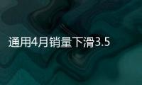 通用4月銷量下滑3.5% 邁銳寶增25%