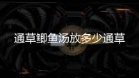通草鯽魚湯放多少通草