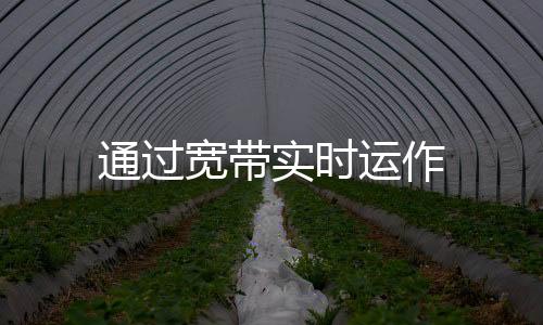 通過寬帶實時運作