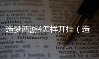 造夢西游4怎樣開掛（造夢西游4如何開外掛）