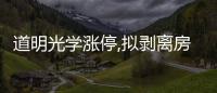 道明光學漲停,擬剝離房地產相關業務和資產