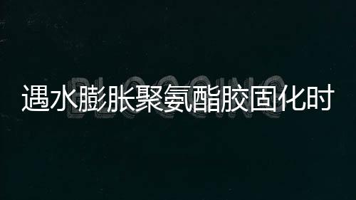 遇水膨脹聚氨酯膠固化時間