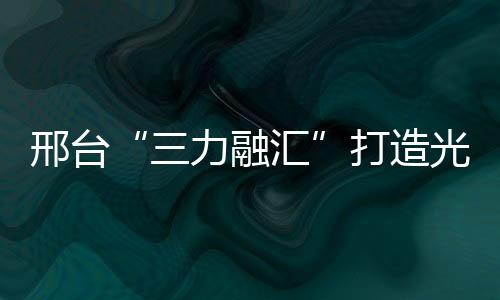 邢臺(tái)“三力融匯”打造光伏產(chǎn)業(yè)完整鏈條,行業(yè)資訊