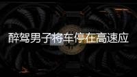 醉駕男子將車停在高速應(yīng)急車道上 然后睡著了